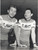 Fotografia d epoca originale 1967 MILANO CICLISMO Presentazione squadra BIC Jean STABLINSKI Jacques ANQUETIL 1