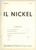 Giornale, rivista storica 1963 MILANO  IL NICKEL Applicazioni delle ghise amagnetiche  Rivista nÂ° 104 1