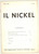 Giornale, rivista storica 1965 MILANO  IL NICKEL Costruzione di ingranaggi in ghisa  Rivista nÂ° 118 1