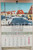 Oggetto da collezione cartaceo 1958 ESSO Calendario illustrato  Paesi d Europa PUBBLICITARIO 34x27 cm 1