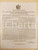 Documento originale, autentico 1813 REGNO D ITALIA MILANO Editto e tariffa sul gioco del lotto  RARO 4 pp. 1
