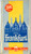 Materiale pubblicitario d’epoca 1960 ca FRANKFURT AM MAIN Libretto turistico VINTAGE con mappa 10x21 cm 1