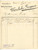 Documento originale, autentico 1894 TORINO Via Alfieri 4  Michele FRANCO Orefice Fattura su carta intestata 1