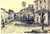 Opera d’arte autentica 1939 ARTE SIRMIONE  Veduta del borgo  Disegno a china 24x17 cm 1
