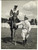 1953 HURST PARK Jeremy SPENSER leding in by Fred PAYNE after a riding lesson