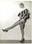 Fotografia d epoca originale 1960 COVENTRY The pied piper of Hamelin  Jane MARDEN measuring her legs PHOTO 1