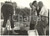 Fotografia d epoca originale 1957 BLERA VT Gustavo IV Adolfo DI SVEZIA durante campagna scavi archeologici 1