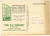 Documento originale, autentico 1949 MILANO Viale Lunigiana 10  Tende alla veneziana Officine MALUGANI Cartolina 1