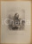 Stampa, bozzetto originale 1853 Paul GAVARNI Masques et visages Bohèmes  Tav. 12 Endosseur à cent sous 1