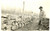 Fotografia d epoca originale 1956 ZINASCO PV Misurazioni difesa CANAROLO Impresa GALANDINI Foto 7x10 8 1
