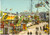 Cartolina originale da collezione 1958 FIERA DI MILANO viale del lavoro  Cartolina animata 1
