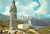 Cartolina originale da collezione 1971 PASSO DEL LUCOMAGNO SVIZZERA Statua della Madonna Cartolina FG VG 1