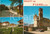 Cartolina originale da collezione 1975 ca FIANO TO Vedutine con chiesa parrocchiale Cartolina FG NV 1
