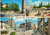 Cartolina originale da collezione 1975 NOVARA Vedutine della città e piscina comunaleCartolina FG VG 1