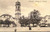 Cartolina originale da collezione 1908 GIAVENO TO Piazza SAN LORENZO con CAFFE  ROMA Cartolina ANIMATA FP VG 1