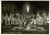 Cartolina originale da collezione 1940 BERGAMO Veduta notturna di Piazza DANTE con fontana Cartolina FG VG 1