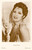 Cartolina originale da collezione 1930 ca CINEMA Attrice Billie DOVE Ritratto con ventaglio *Cartolina FP NV 1