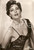 Cartolina originale da collezione 1955 ca CINEMA Actress Ava GARDNER Portrait with earrings *Cartolina FG NV 1