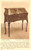 Cartolina originale da collezione 1929 VENEZIA ESPOSIZIONE DEL SETTECENTO ITALIANO Scrivania intarsiata CARTOLINA 1