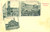 Cartolina originale da collezione 1900 ca CASTELNUOVO SCRIVIA AL Vedutine monumenti cittadini Cartolina FP VG 1