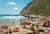 Cartolina originale da collezione 1970 SAN FELICE CIRCEO LT Spiaggia e scogliera di TORRE FICO Cartolina VINTAGE 1