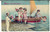 Cartolina originale da collezione 1910 ca BUON ONOMASTICO Cartolina con bambini augurale VINTAGE FP 1