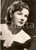 Cartolina originale da collezione 1950 ca Janette DAVIS American pop singer  Black dress Postcard 1