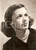 Cartolina originale da collezione 1950 ca Actress Rebecca WELLES  pearl necklace  Postcard 1