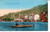 Cartolina originale da collezione 1920 ca PORTO CERESIO VA Veduta dal lago con uomini in barca Cartolina FP NV 1