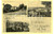 Cartolina originale da collezione 1958 SAN GIORGIO LA MOLARA BN Vedutine con monumento Caduti Cartolina FG VG 1
