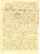 Documento originale, autentico 1825 SPOLETO PG Canala di latta su tetto del bar di TEMPERINI Manoscritto 1