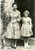 Cartolina originale da collezione 1960 ca WINDSOR ENGLAND Queen ELIZABETH II with Princess ANNE at the Castle 1