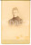 Fotografia d'epoca originale 1890 ca NICE (F) Ritratto di donna in abito scuro ricamato *Foto THIEL 1