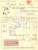 Documento originale, autentico 1919 BOLOGNA Colori vernici MANFREDI & BOARI Crema WILSON per scarpe Fattura 1