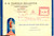 Cartolina originale da collezione 1942 MILANO Daniele BELLAVITA fabbrica maglierie Cartolina 1