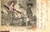 Cartolina originale da collezione 1903 TOKYO JP Costumi giapponesi donna risciò Cartolina postale 1