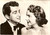 Cartolina originale da collezione 1952 circa Dean MARTIN Polly BERGEN Fotografia seriale PARAMOUNT FILMS FG NV 1
