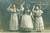 Cartolina originale da collezione 1909  GERMANIA TEATRO LIRICO Die Sprudelfee Attori ROSSNER SENIUS e SCHLAGER 1