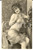 Fotografia d'epoca originale 1920 ca EROTICA VINTAGE Naked woman posing with a crown B.M.V. 37 *PHOTO 1