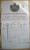 Documento originale, autentico 1821 TORINO Lasciapassare Ermolao di SAN MARZANO RARO 1