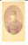 Fotografia d epoca originale 1870 ca PARIS ARMEE DE TERRE Ritratto di giovane ufficiale Fotografia BRAUN CDV 1