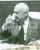Fotografia d epoca originale 1990 ca STRASBOURG Politico Pierre PFLIMLIN parla in riunione Fotografia 1