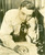 Fotografia d epoca originale 1940 ca OGDEN USA Il reporter Raymond CLAPPER al telefono Fotografia 1