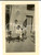 Fotografia d epoca originale 1950 ca TORINO Piccolo convalescente in cortile Foto GROSPIETRO VINTAGE 7x9 cm 1