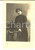 Fotografia d epoca originale 1914 NAPOLI Ritratto di donna in nero con poltrona Foto cartolina E. MAIORANA 1