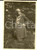Fotografia d epoca originale 1922 VEDUN AO Giovane donna nella boscaglia Fotografia VINTAGE 5x9 cm 1