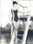 Fotografia d epoca originale 1960 ca MILANO MODA Modella in costume intero su piattaforma piscina Foto 1