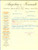 Documento originale, autentico 1929 ANCONA Laboratorio Chimico ANGELINI & FERRANTI Lettera gomma arabica 1
