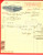 Documento originale, autentico 1928 MILANO Stabilimento Arti Grafiche BERTARELLI Fattura intestata 1