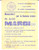 Materiale pubblicitario d’epoca 1963 MILANO PDIUM Aldo MAROI candidato alla Camera PROPAGANDA ELETTORALE 1